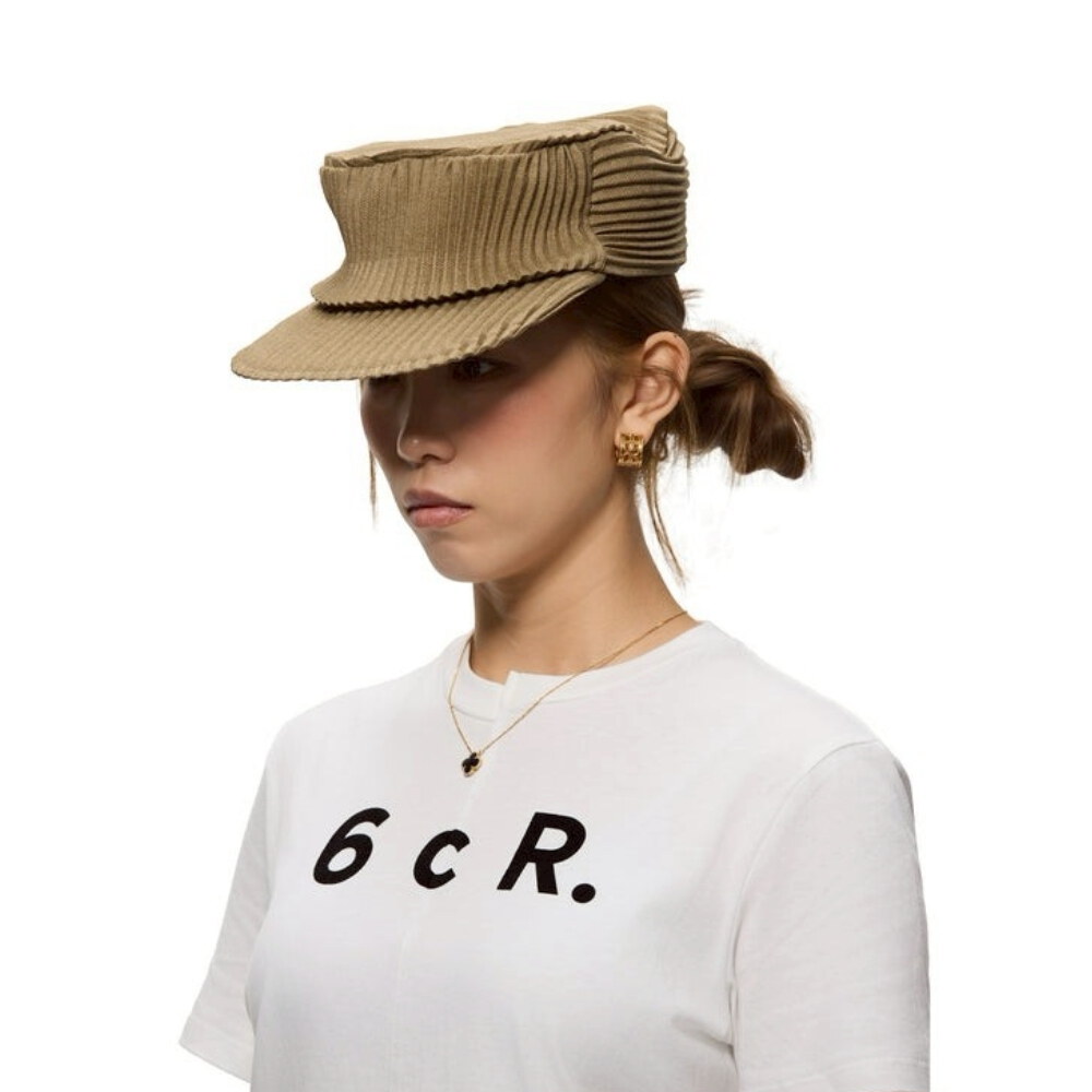 Pleated Retro Cap 打褶平頂帽