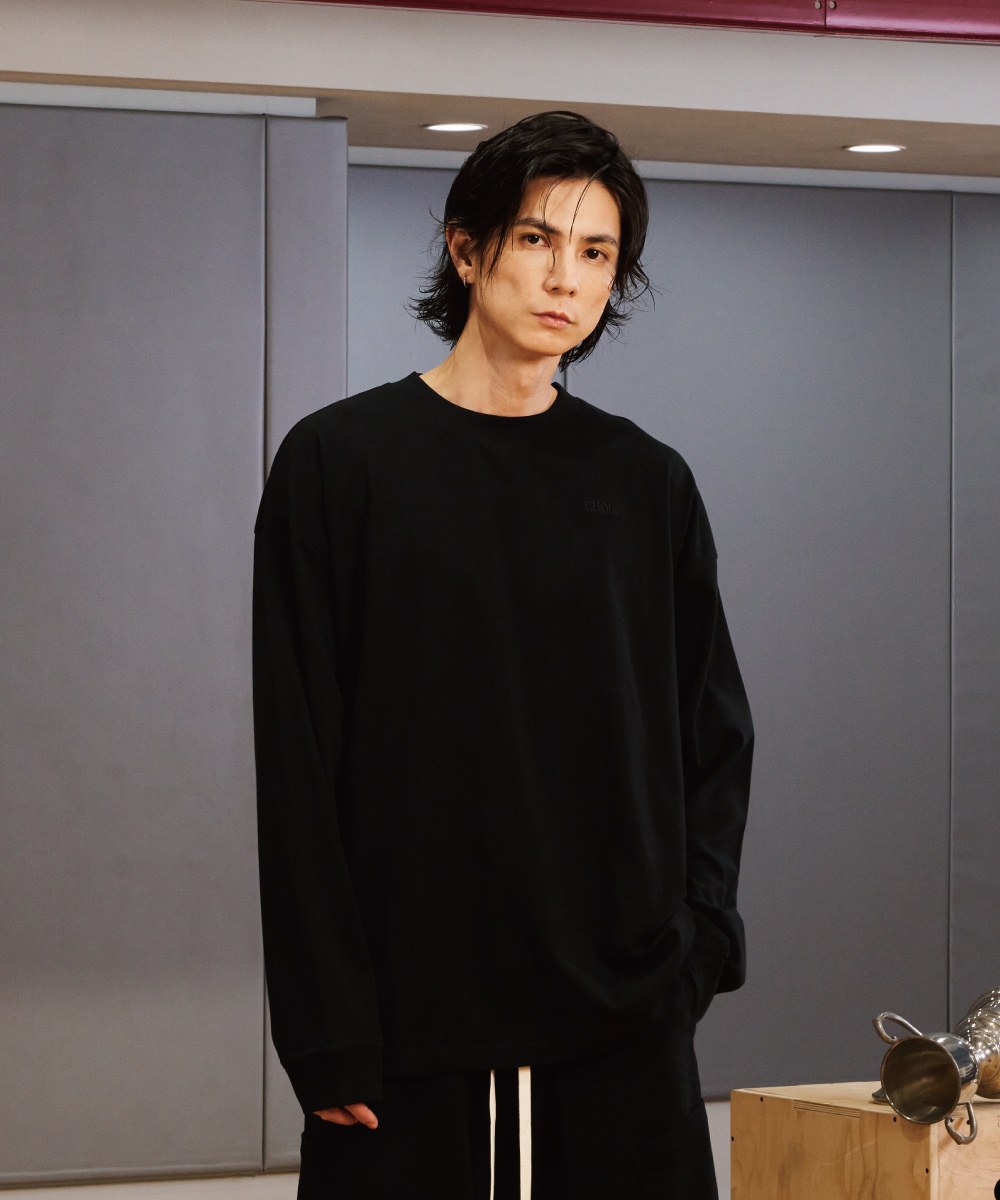 經典螺紋袖口長袖 Neutrals Wide Long Tee