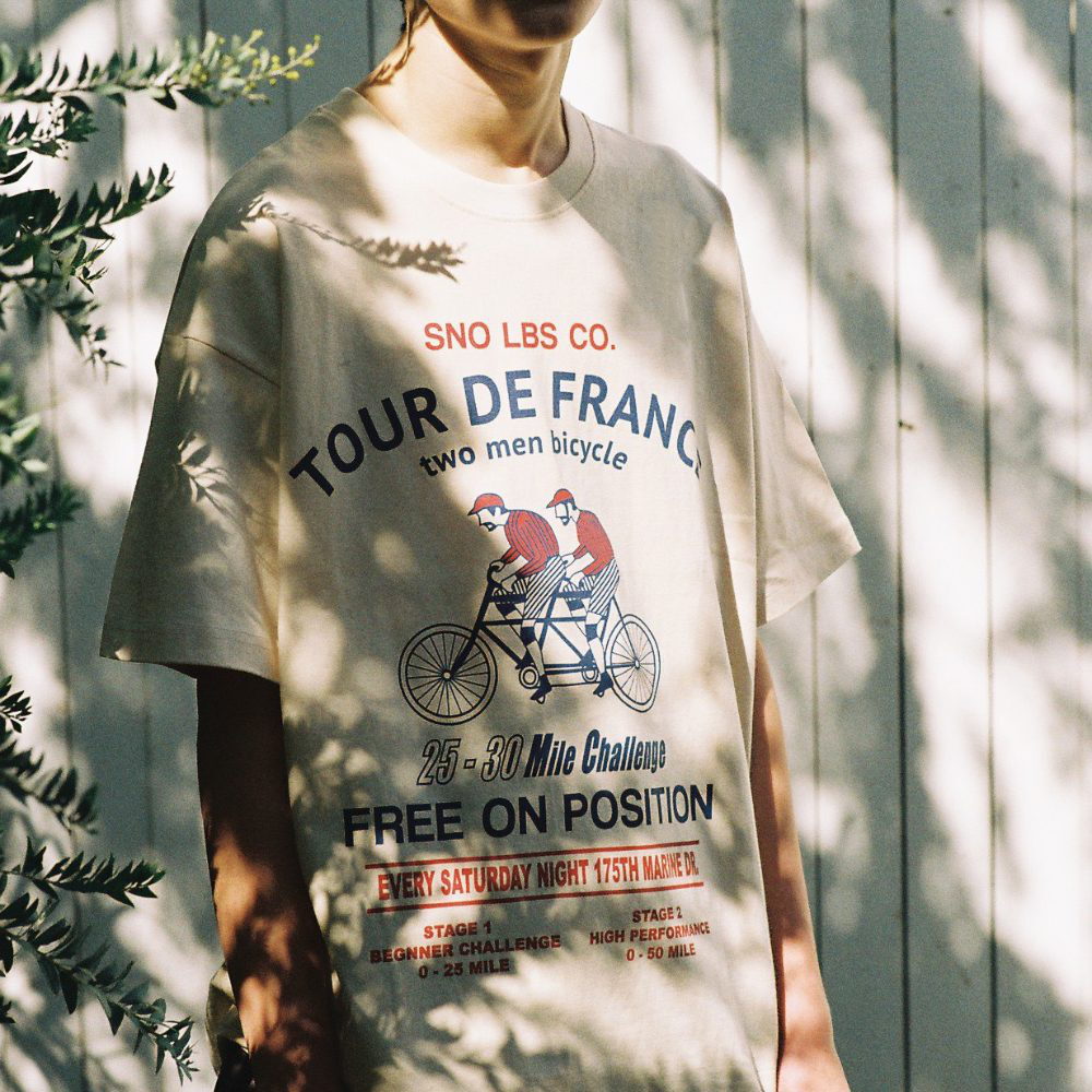 單車印花短TEE 90S CLUB T BICYCLE