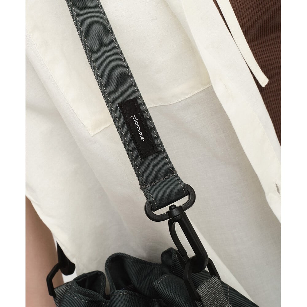 防潑水拼接水桶包 (中)