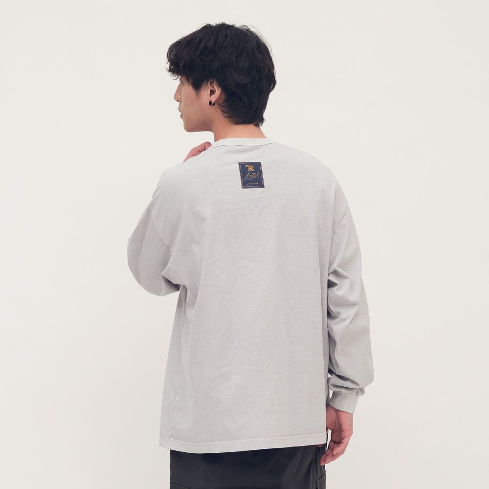 中信聯名水洗刺繡長袖TEE