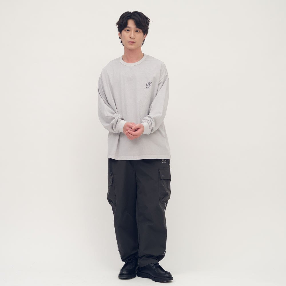 中信聯名水洗刺繡長袖TEE