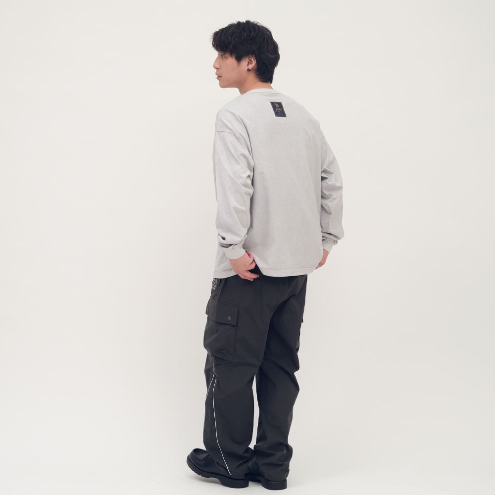 中信聯名水洗刺繡長袖TEE