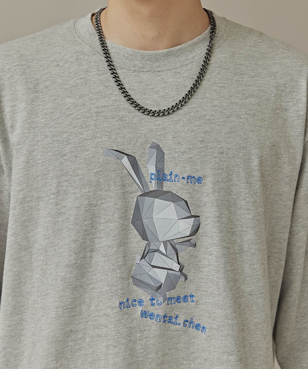 文泰 x plain-me 3D兔圖TEE