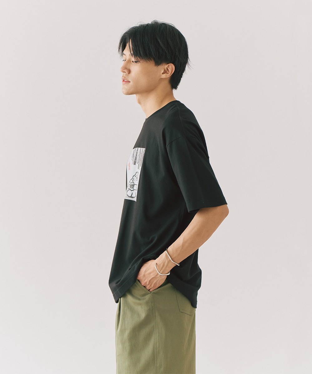 小虎愛吃漢堡包圖TEE