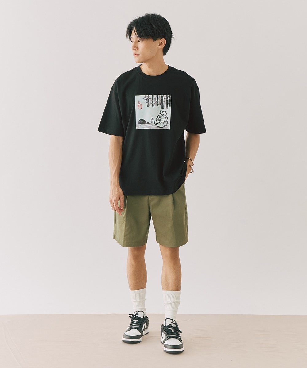 小虎愛吃漢堡包圖TEE