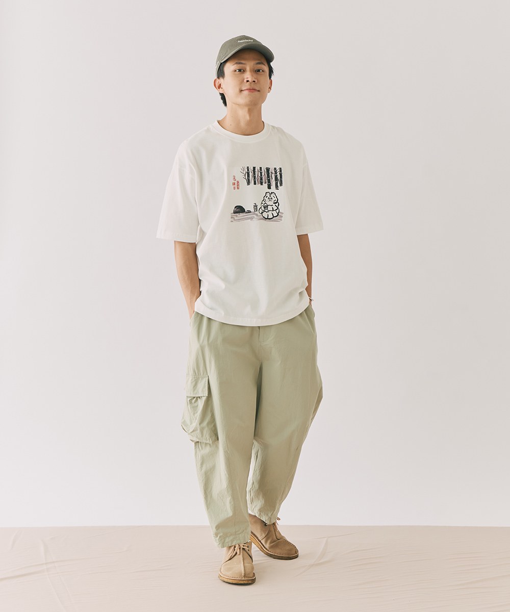 小虎愛吃漢堡包圖TEE