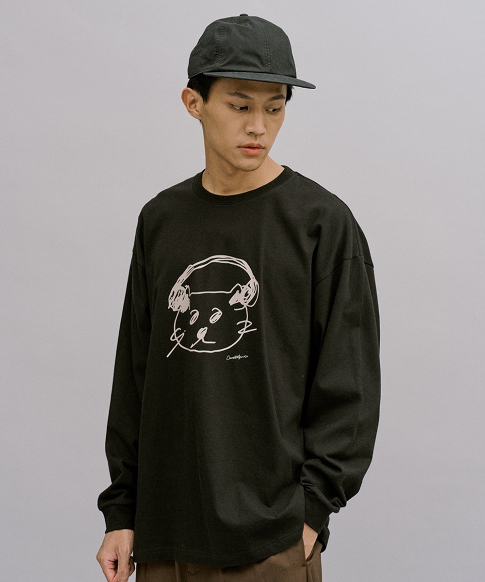 Cavettokate DJ 貓長袖TEE