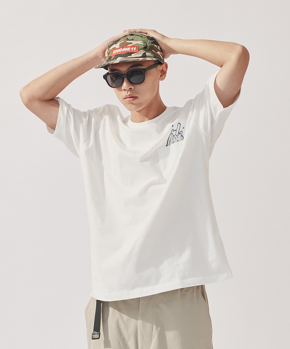 goodzila聯名口袋圖TEE