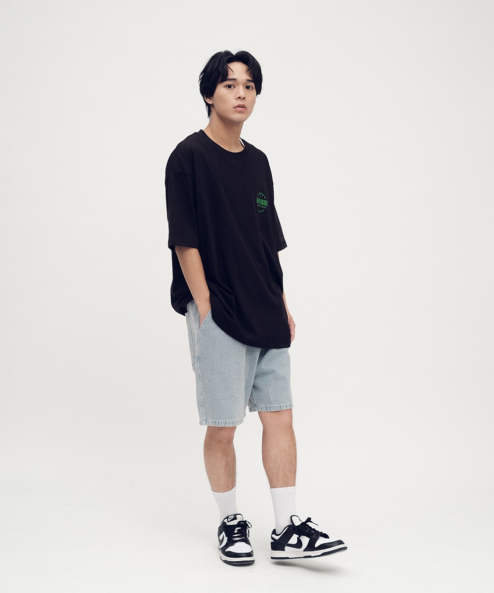 豬血糕拉幼體聯名短袖Tee