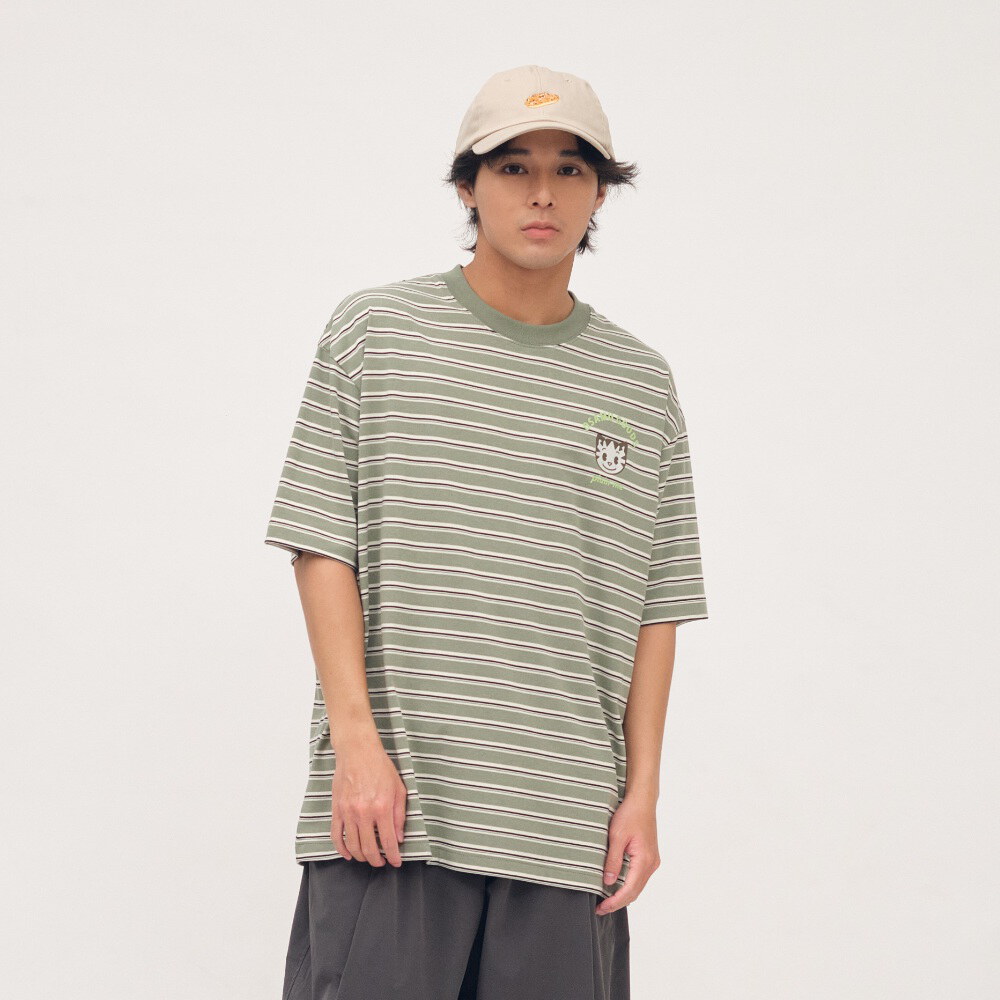 OSAMU GOODS 聯名條紋短袖TEE