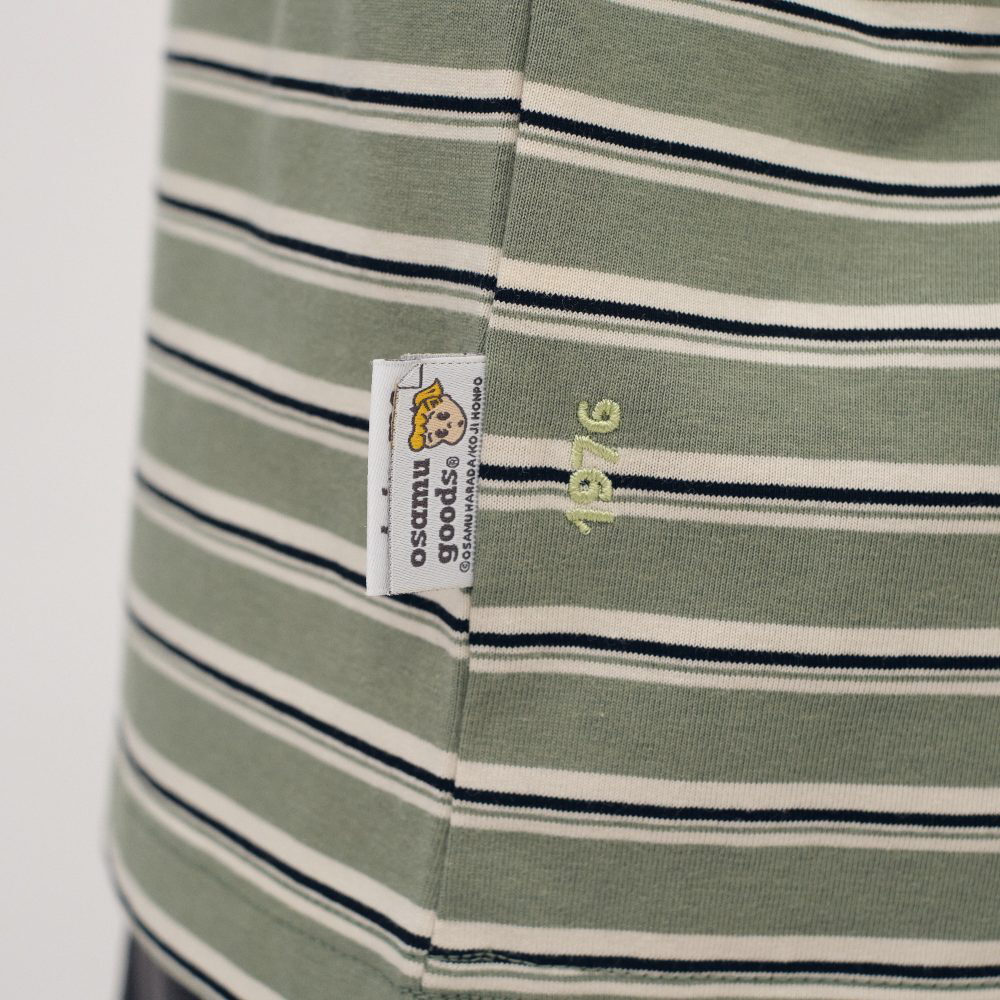 OSAMU GOODS 聯名條紋短袖TEE