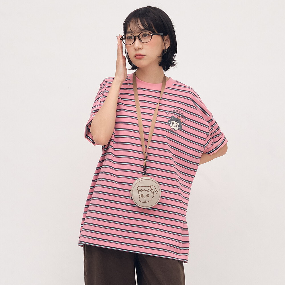 OSAMU GOODS 聯名條紋短袖TEE