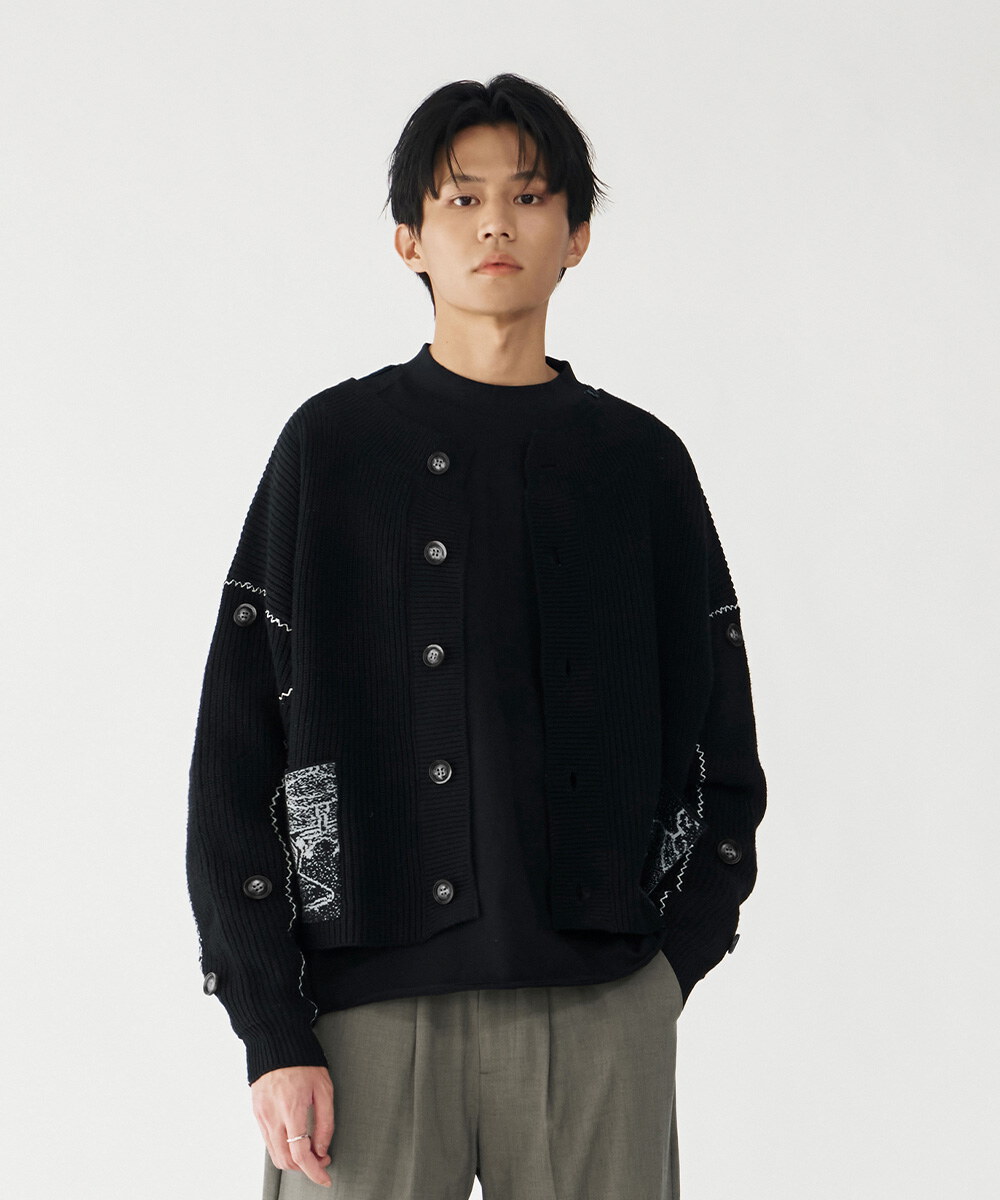 melsign聯名可拆式針織開襟衫