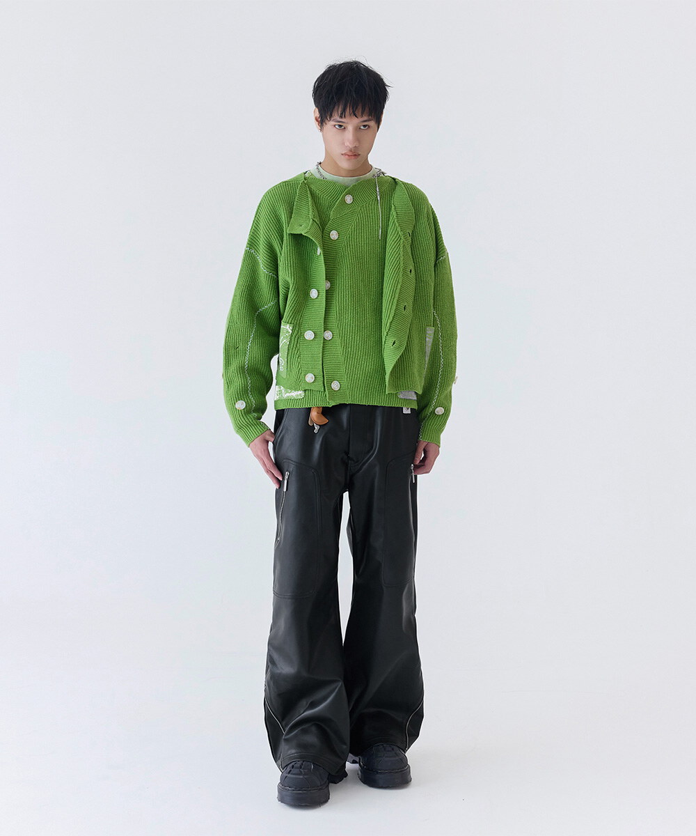 melsign聯名可拆式針織開襟衫