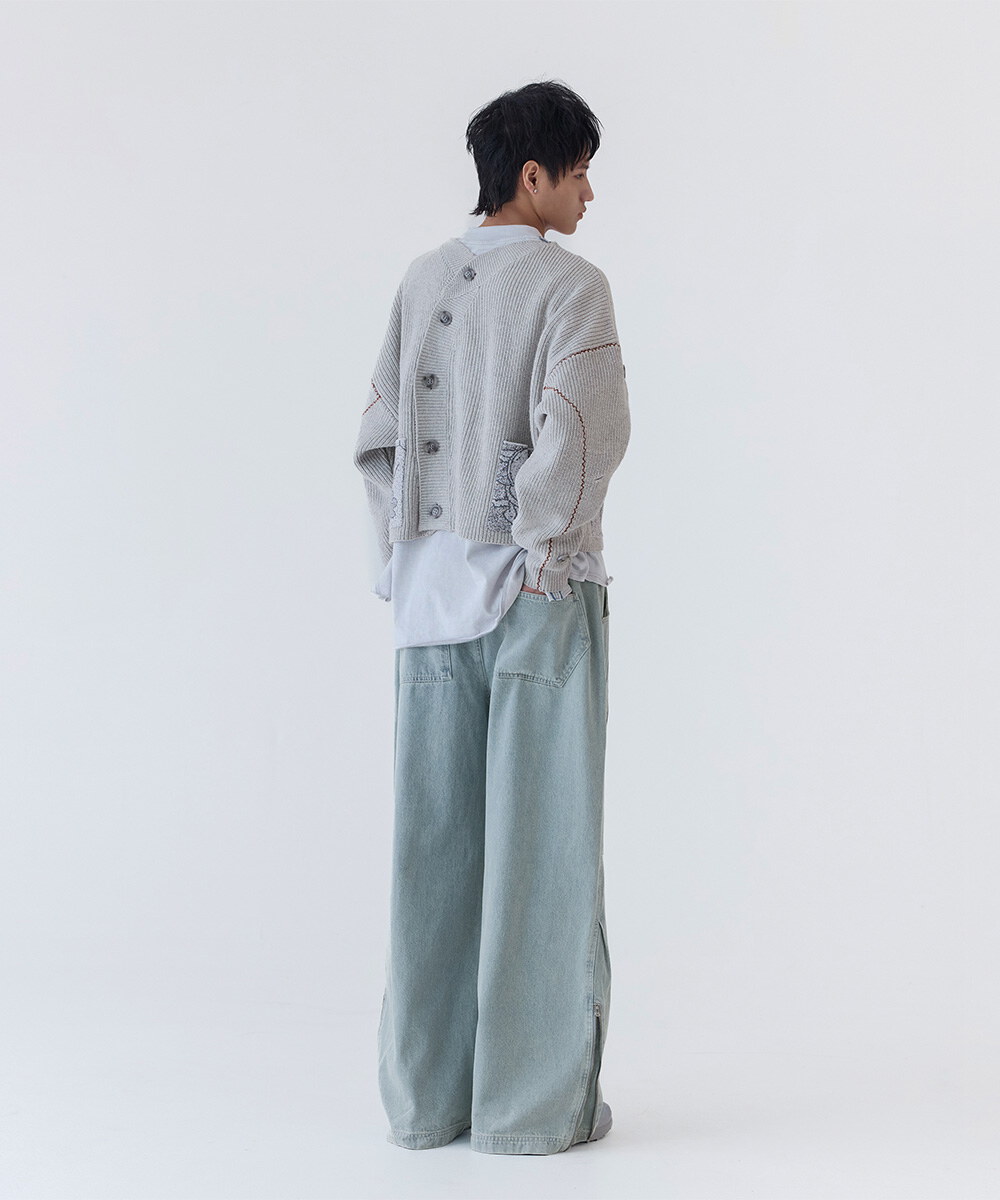 melsign聯名可拆式針織開襟衫