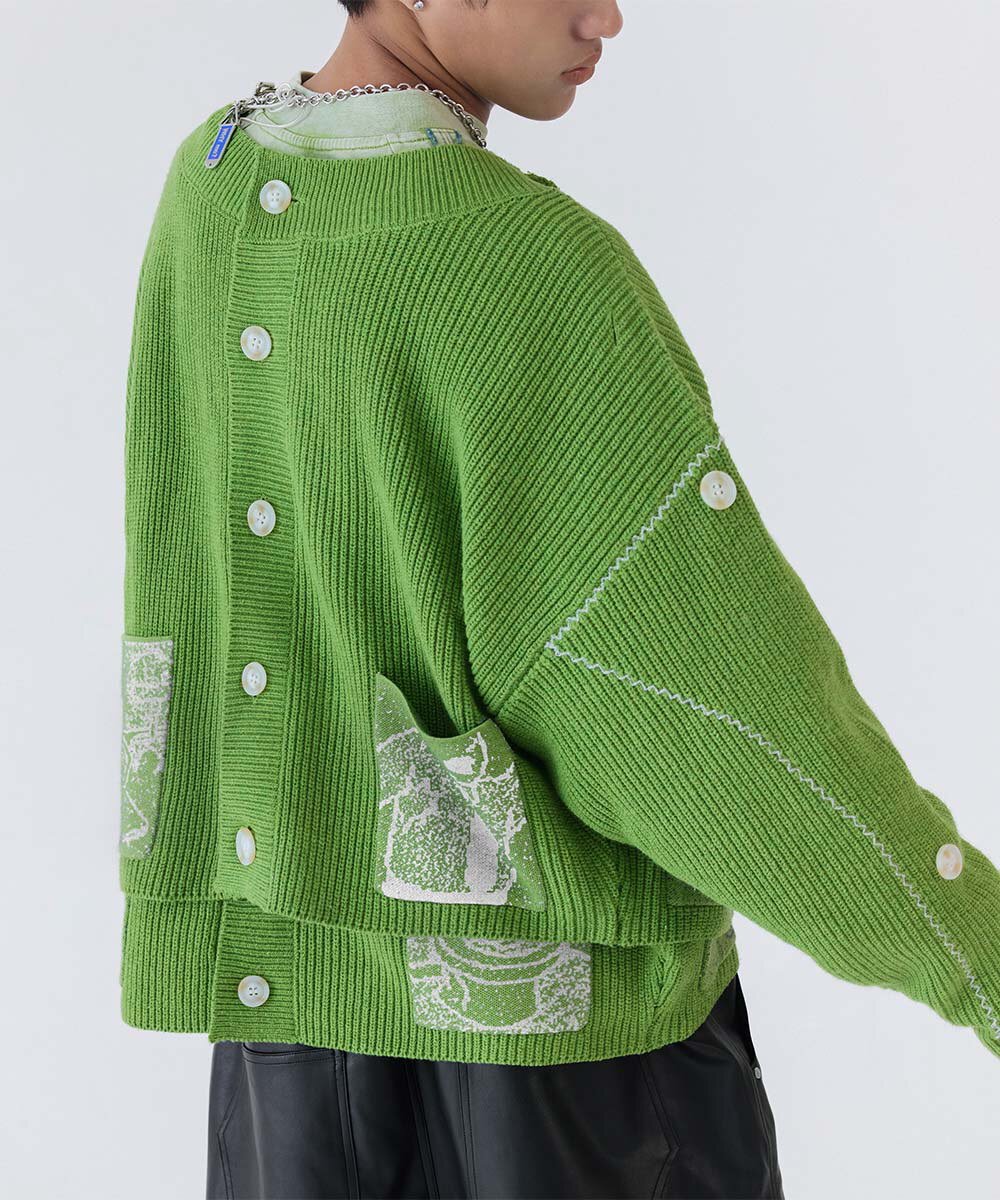 melsign聯名可拆式針織開襟衫