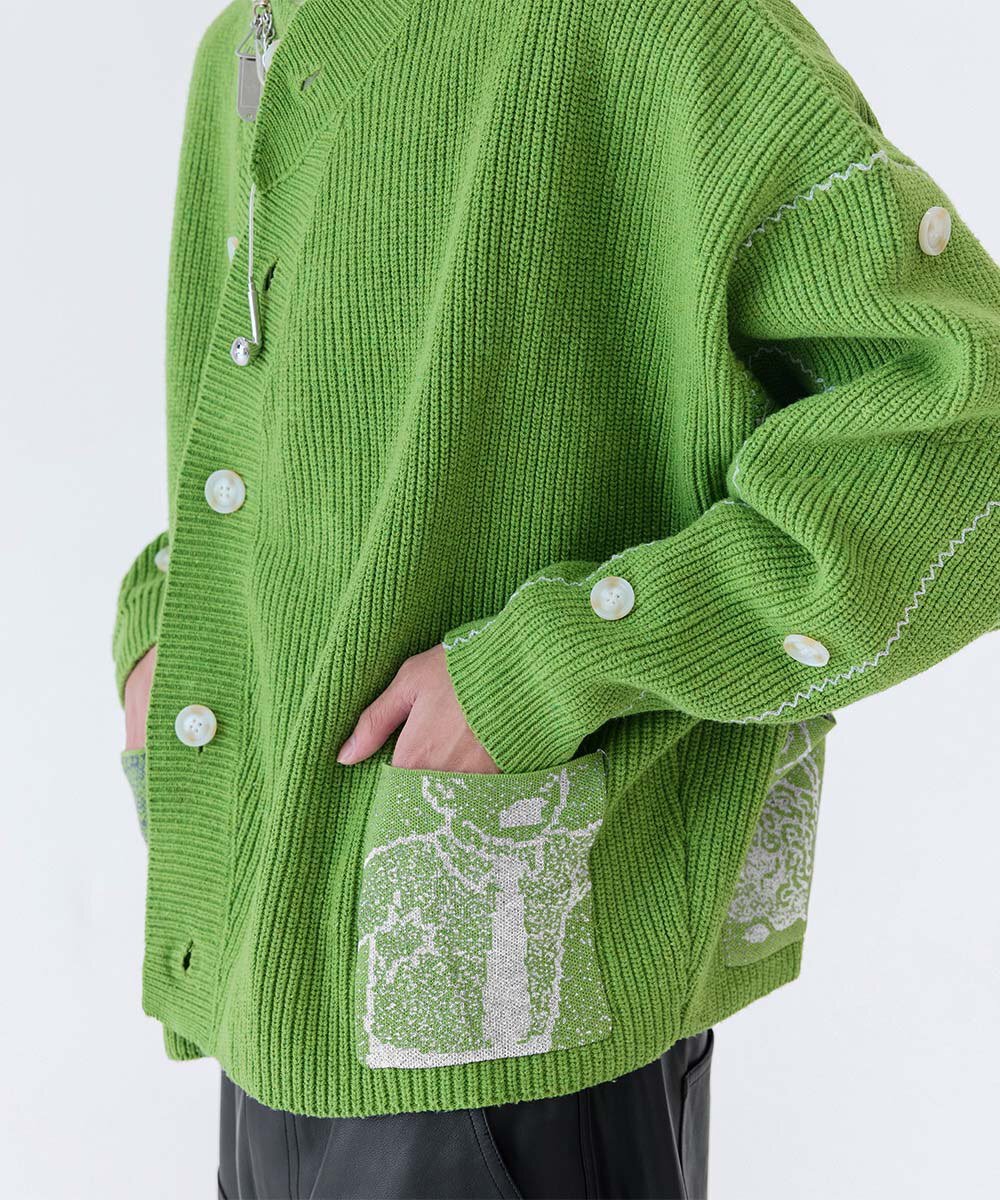 melsign聯名可拆式針織開襟衫