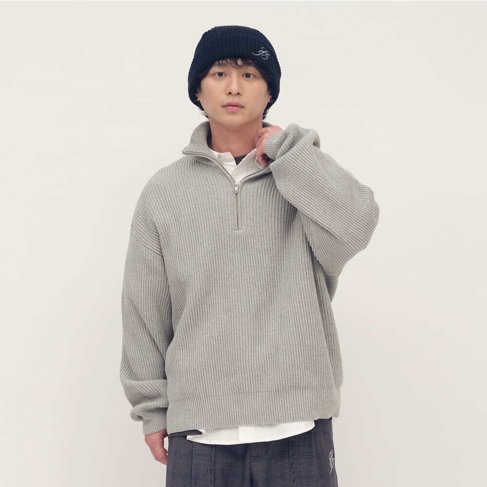 中信聯名立領針織套頭上衣