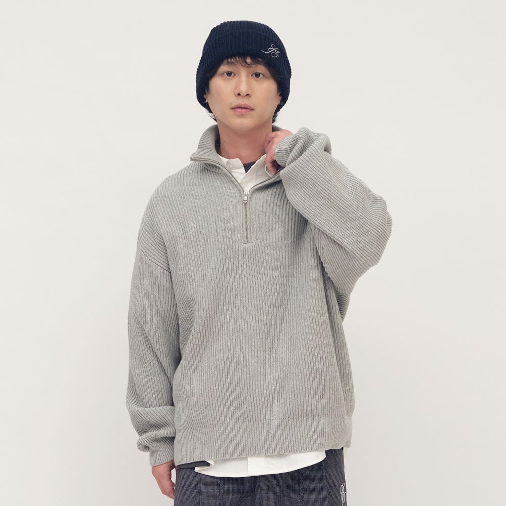 中信聯名立領針織套頭上衣