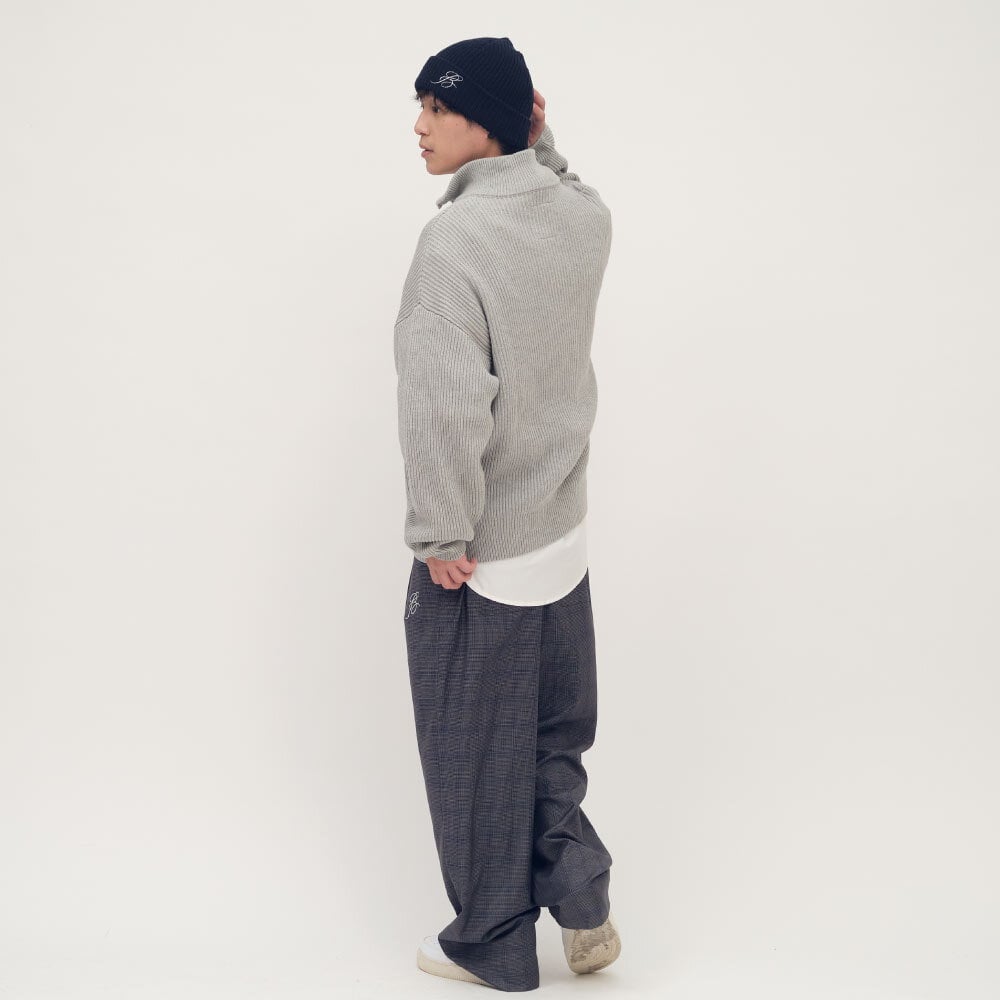 中信聯名立領針織套頭上衣