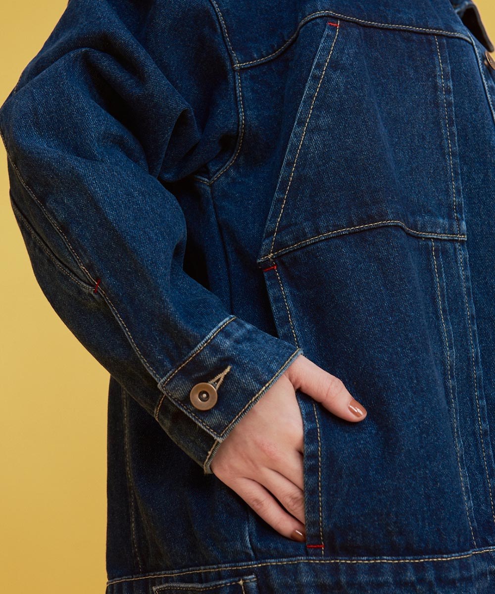 多口袋牛仔外套 mini matters X plain-me