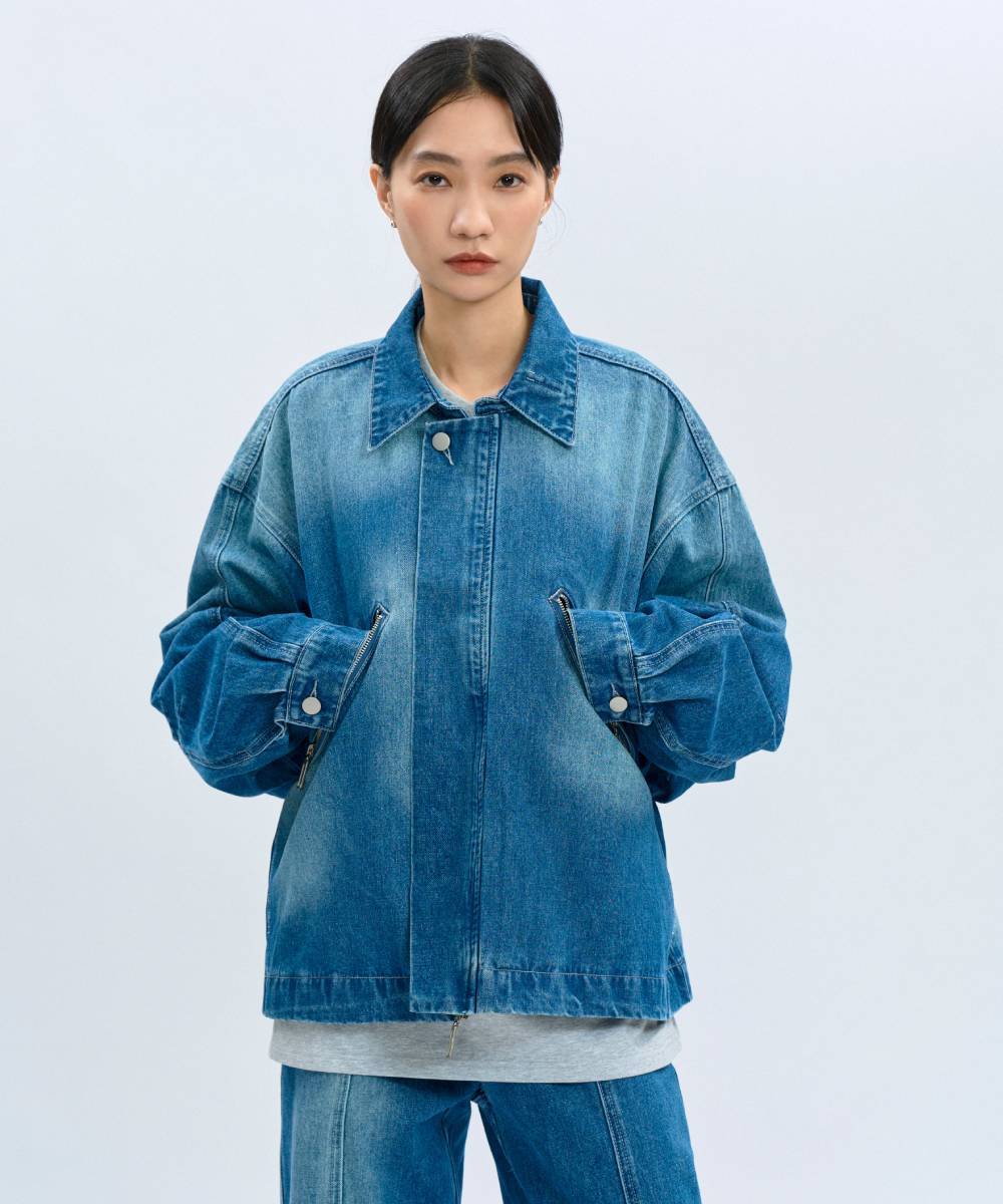 “Paid Time Off” Denim Jacket 丹寧外套