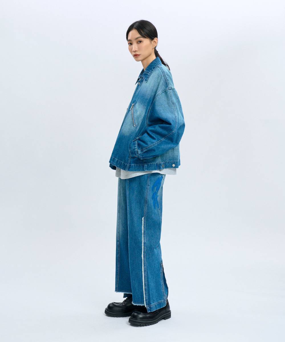 “Paid Time Off” Denim Jacket 丹寧外套