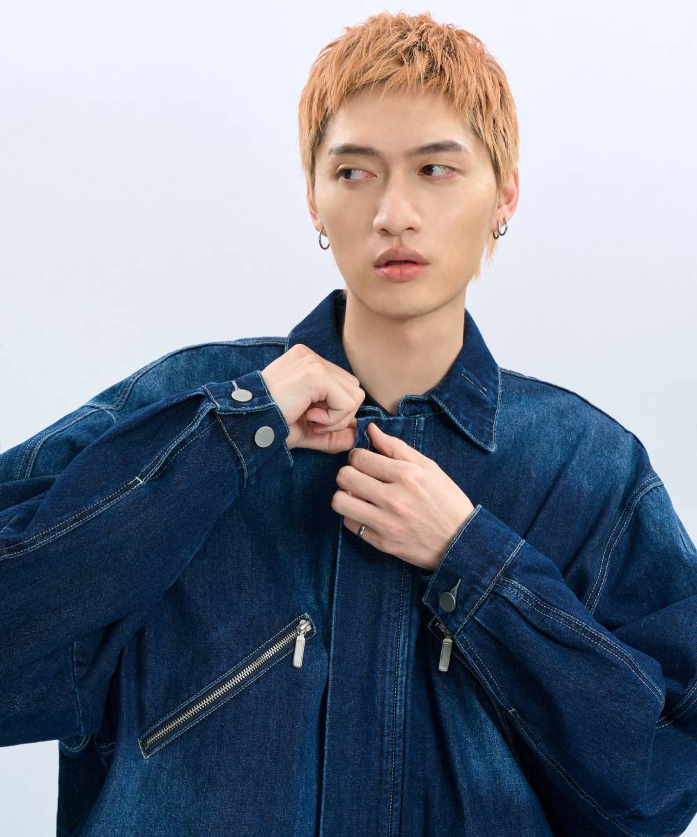 “Paid Time Off” Denim Jacket 丹寧外套