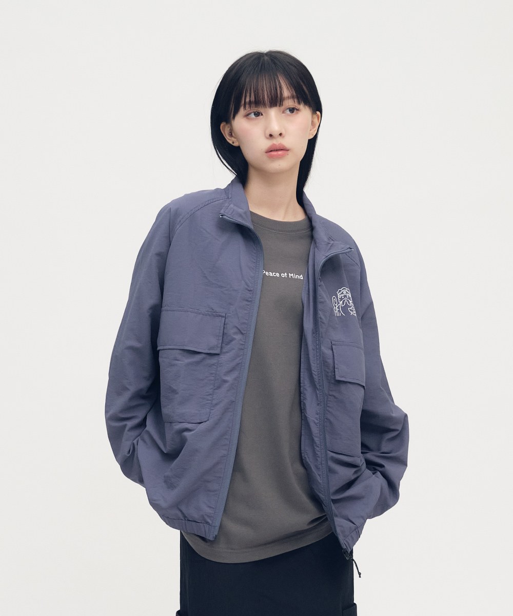 NORITAKE 土地公防曬立領外套