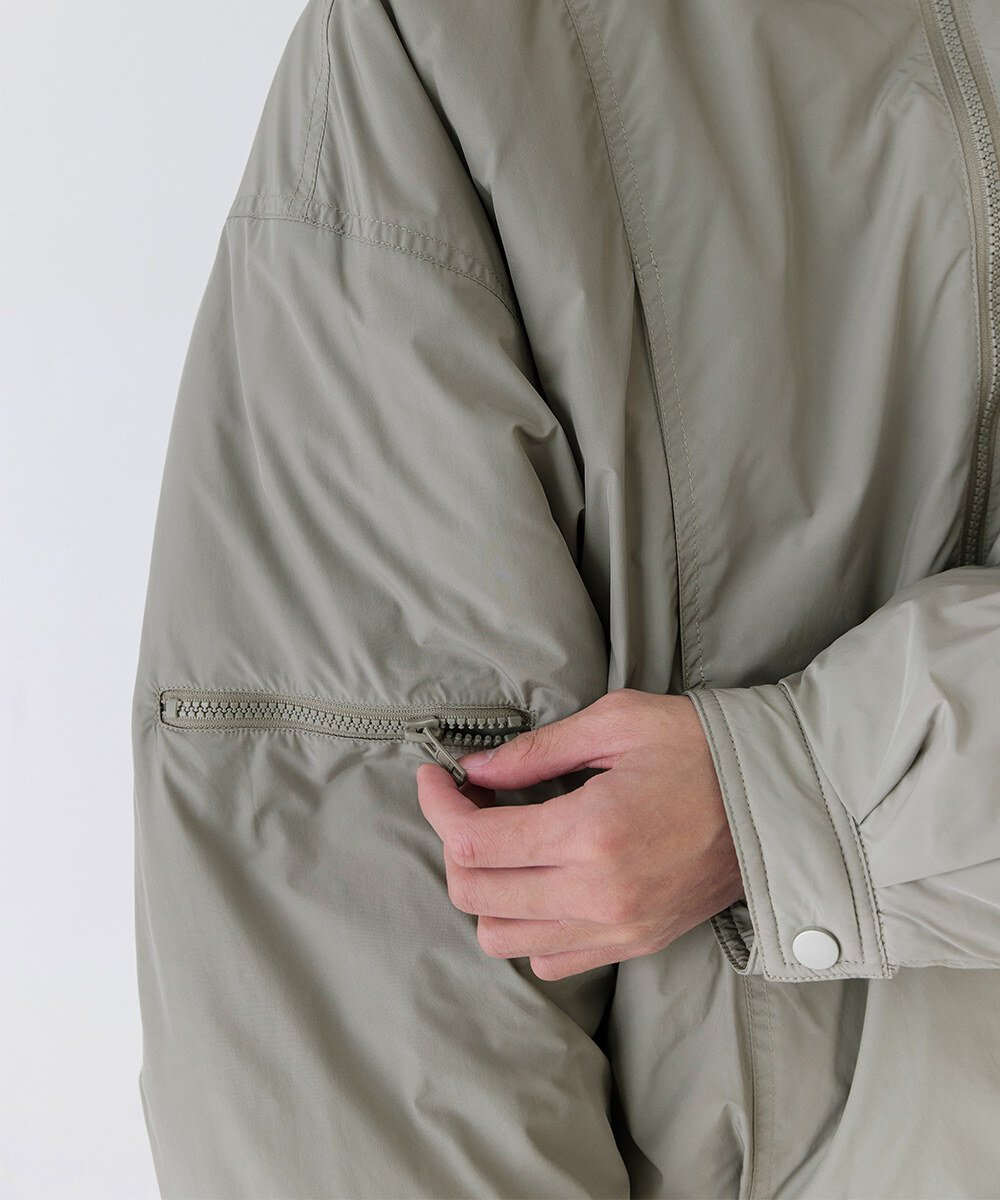 melsign聯名防潑水立領鋪棉外套