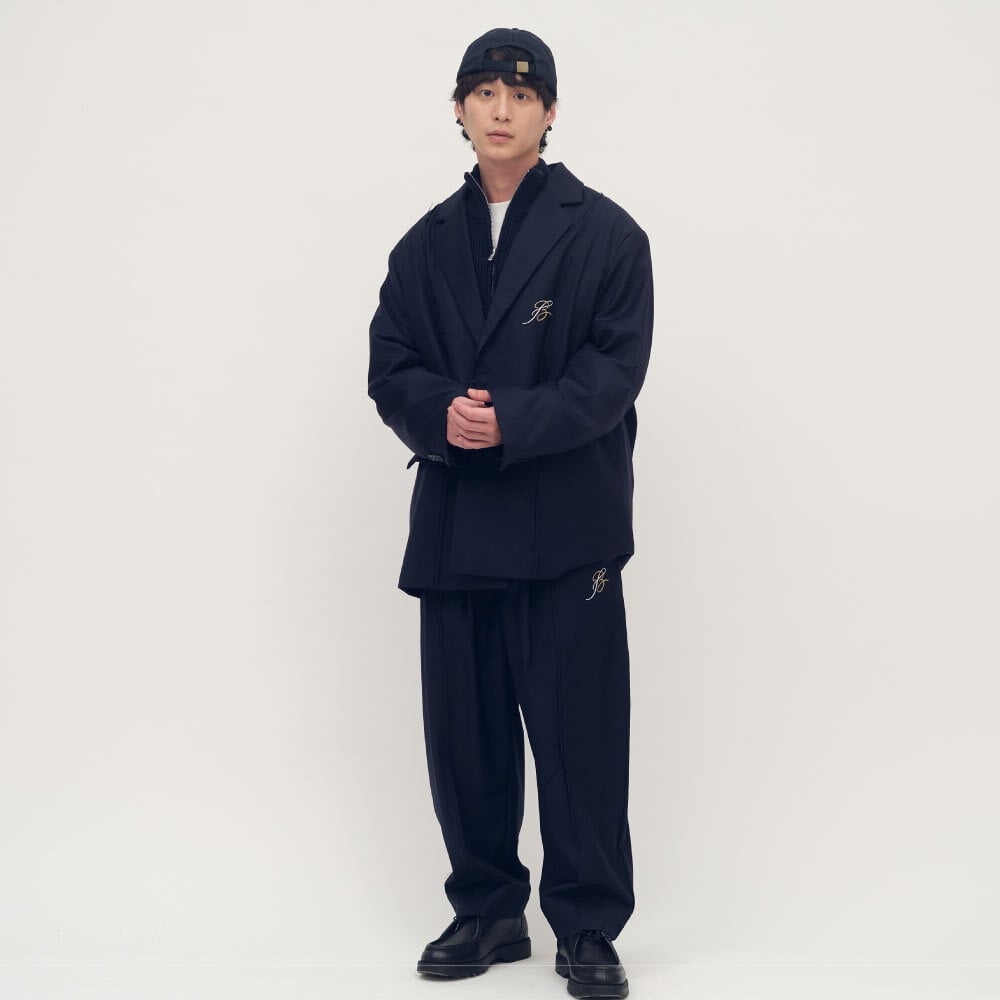 中信聯名單排釦西裝外套