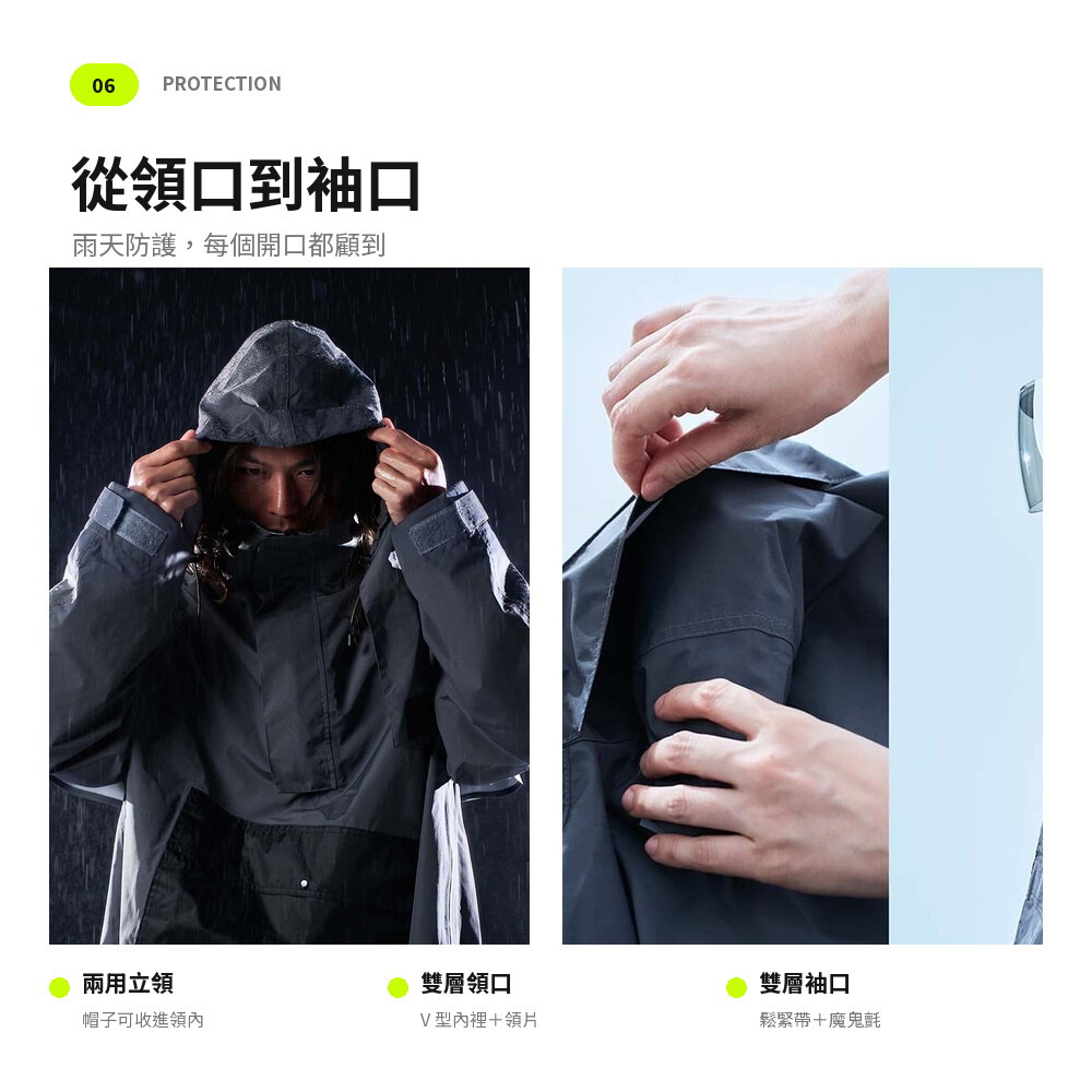 鯊魚衣 SHARK™ 鰓室透氣機能雨衣