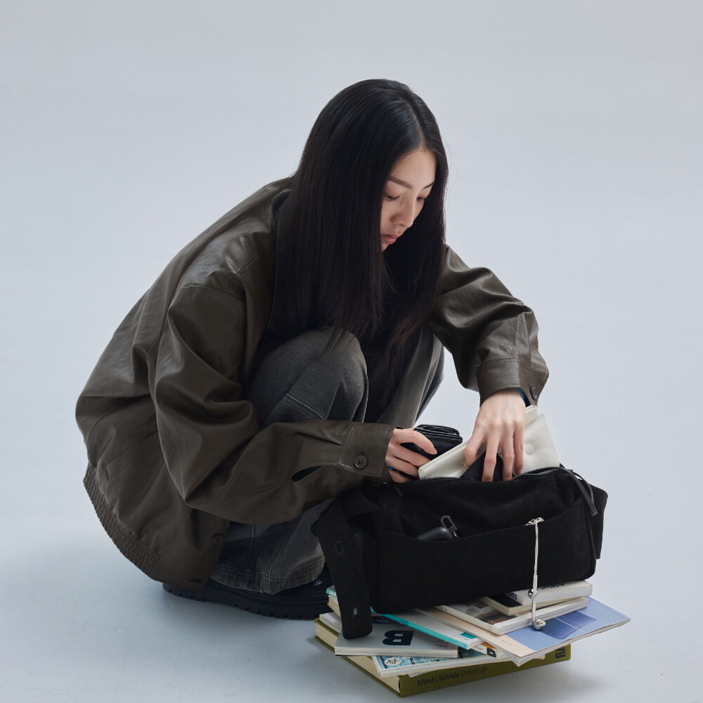 melsign聯名皮質夾克外套