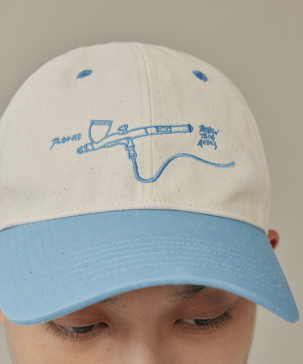 Robin Tang X plain-me 噴筆刺繡老帽
