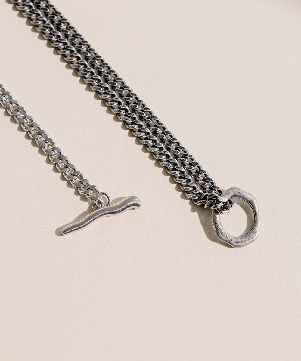 VCP聯名｜雙鍊層次醫療鋼項鍊