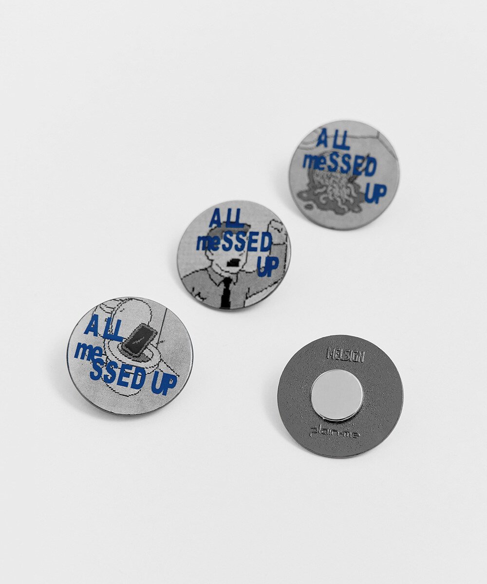 melsign聯名磁鐵徽章