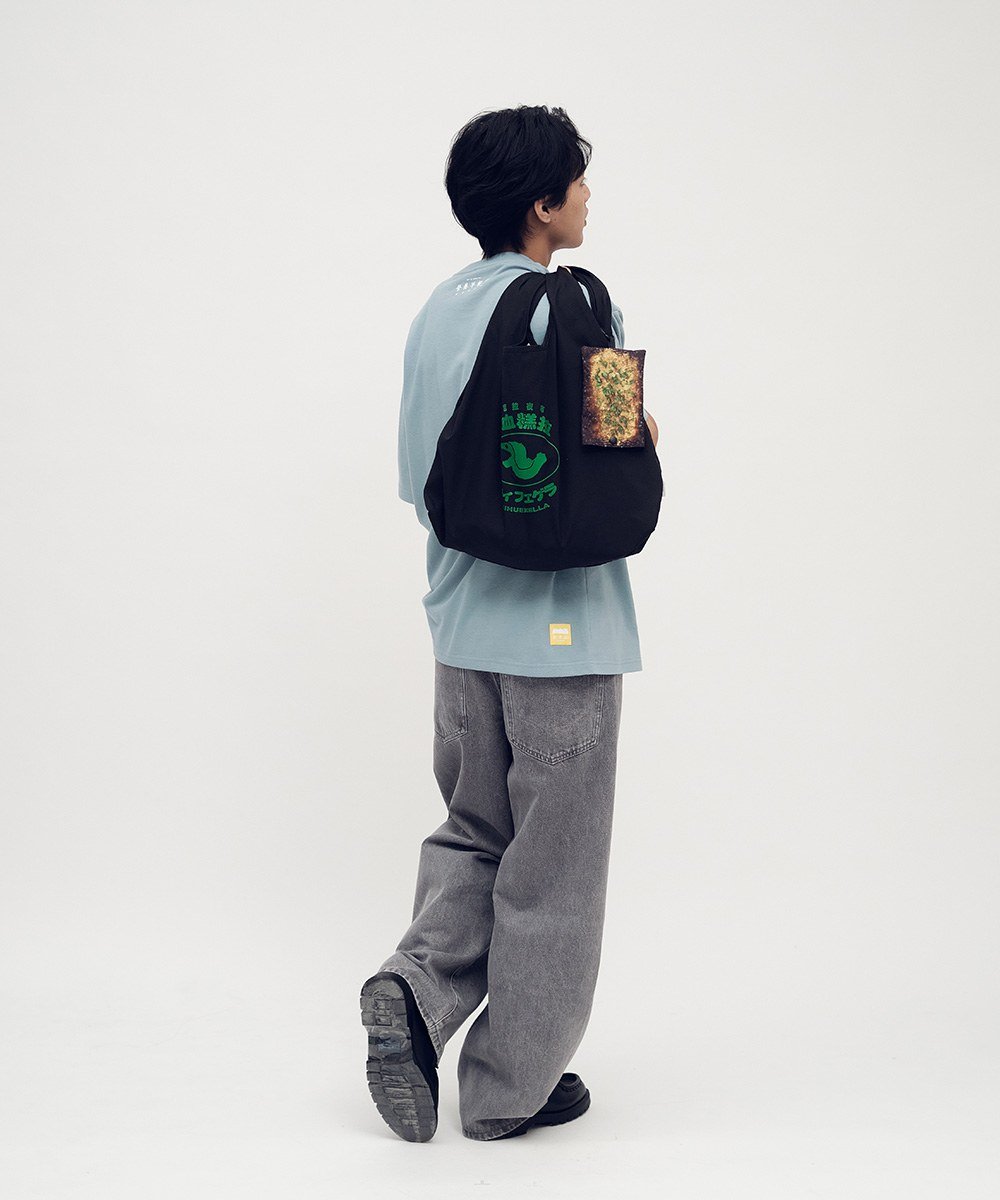 好吉拉聯名豬血糕拉幼體購物袋