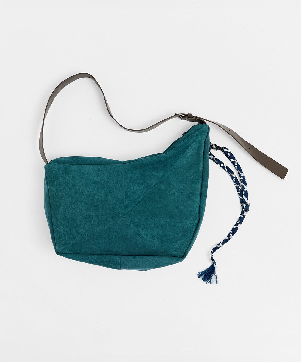 melsign聯名絨面皮感斜跨包