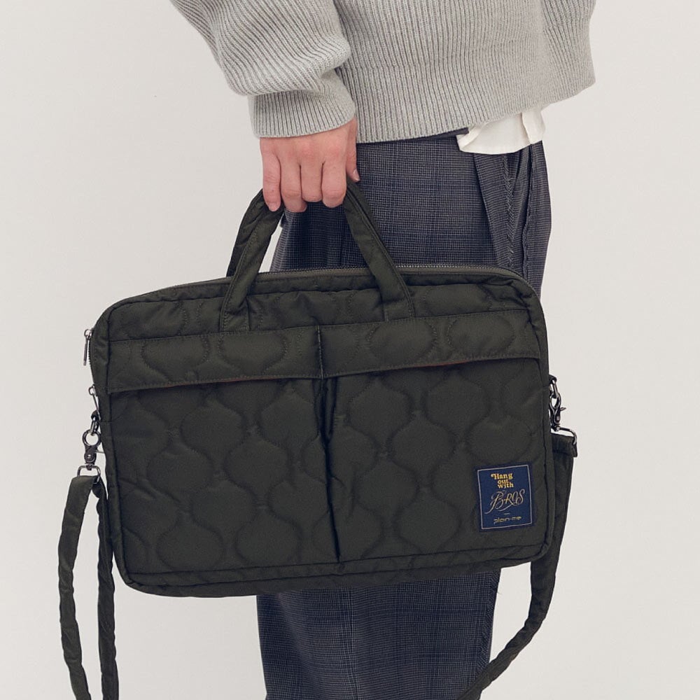 中信聯名絎縫多功能電腦包