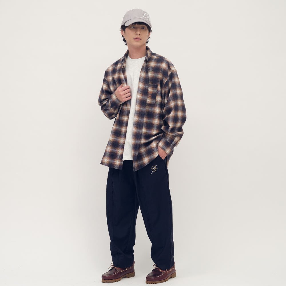 中信聯名鬆身繭型西褲