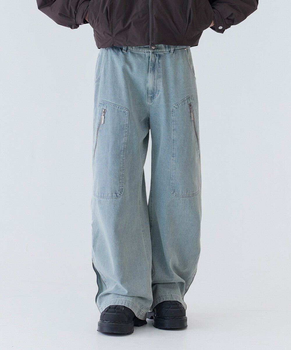 melsign聯名多口袋牛仔褲