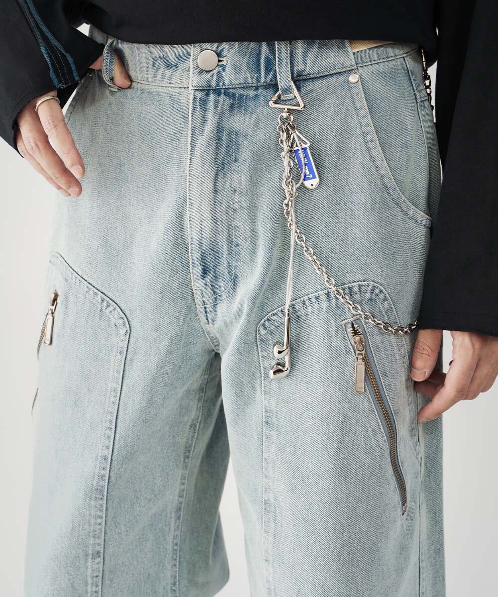 melsign聯名多口袋牛仔褲