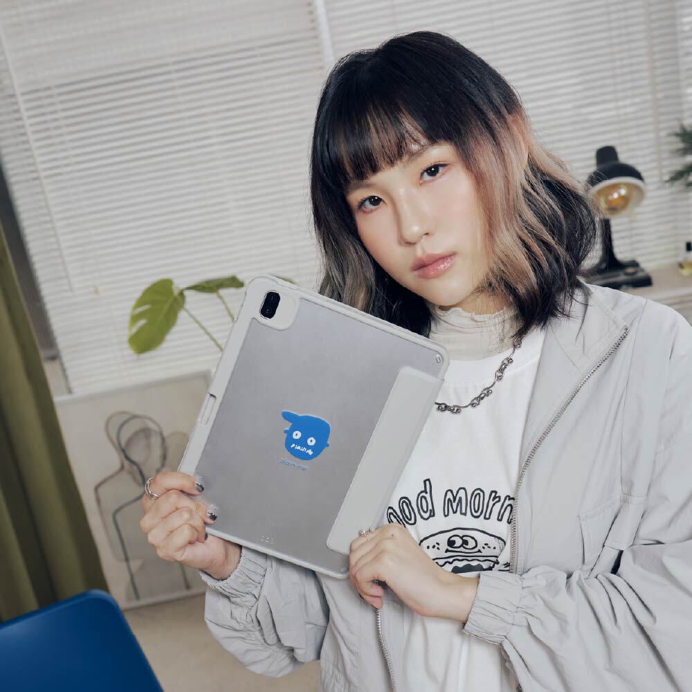 小P社長隨性搭強悍磁吸iPadY折保護殼