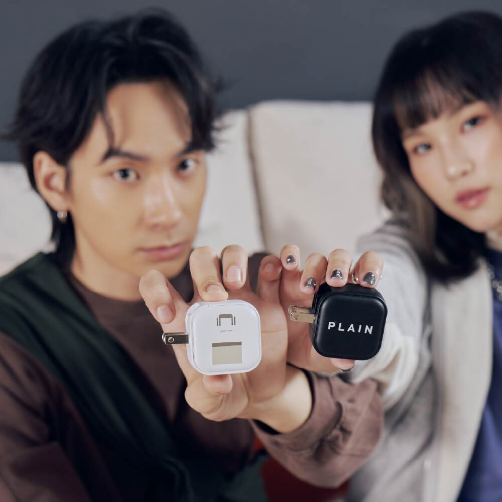 陪覓購物袋GaN 45W Type-C雙孔充電頭