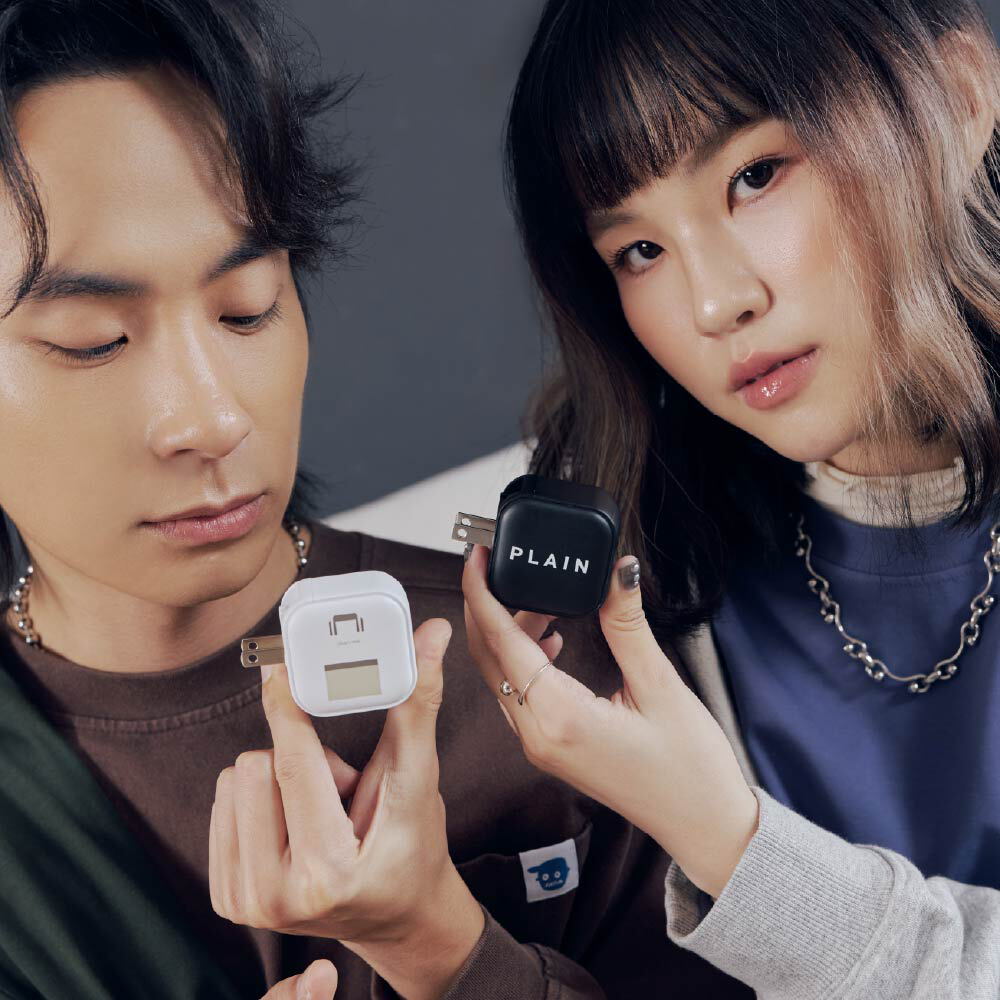 陪覓購物袋GaN 45W Type-C雙孔充電頭