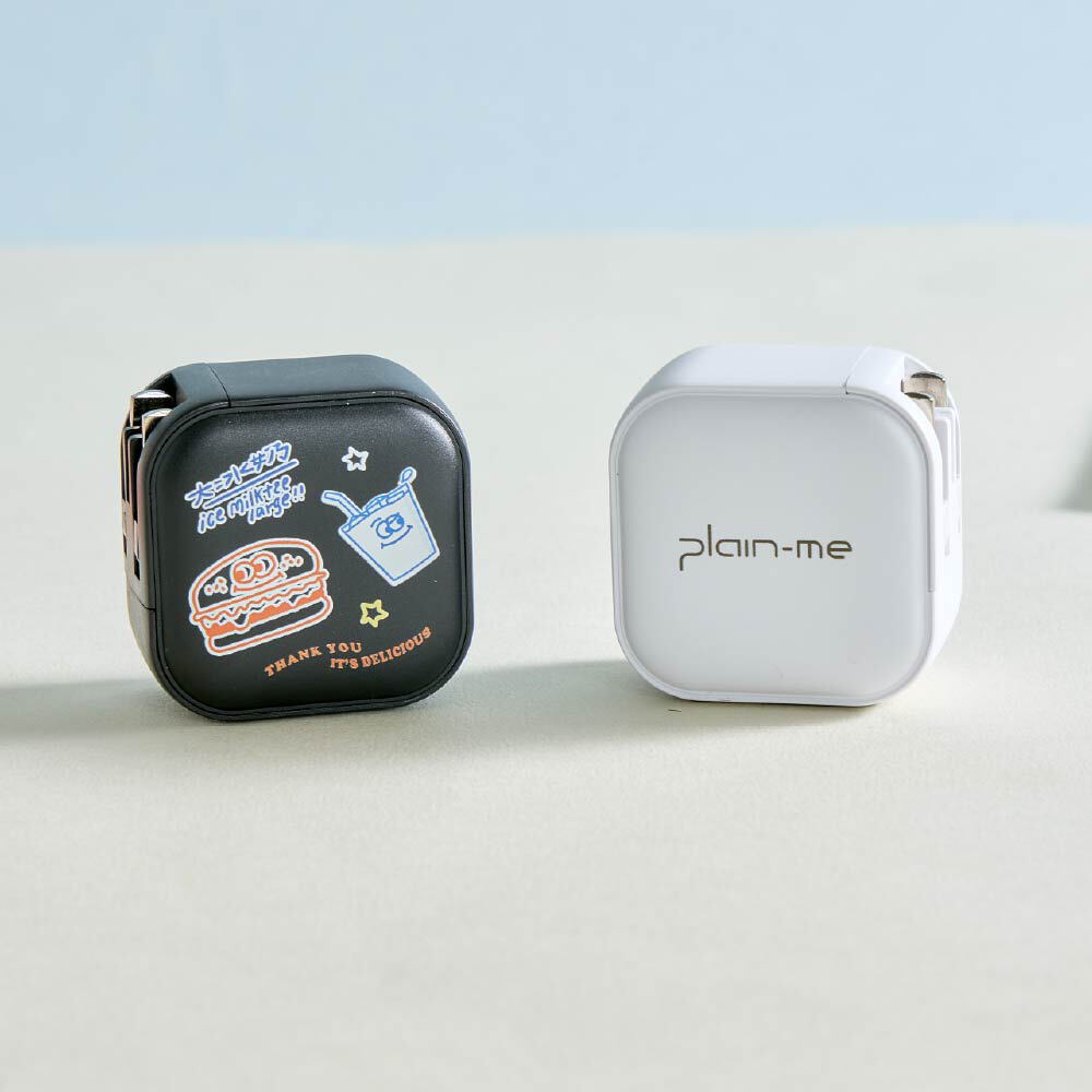 JNP早餐店塗鴉GaN 45W Type-C雙孔充電頭