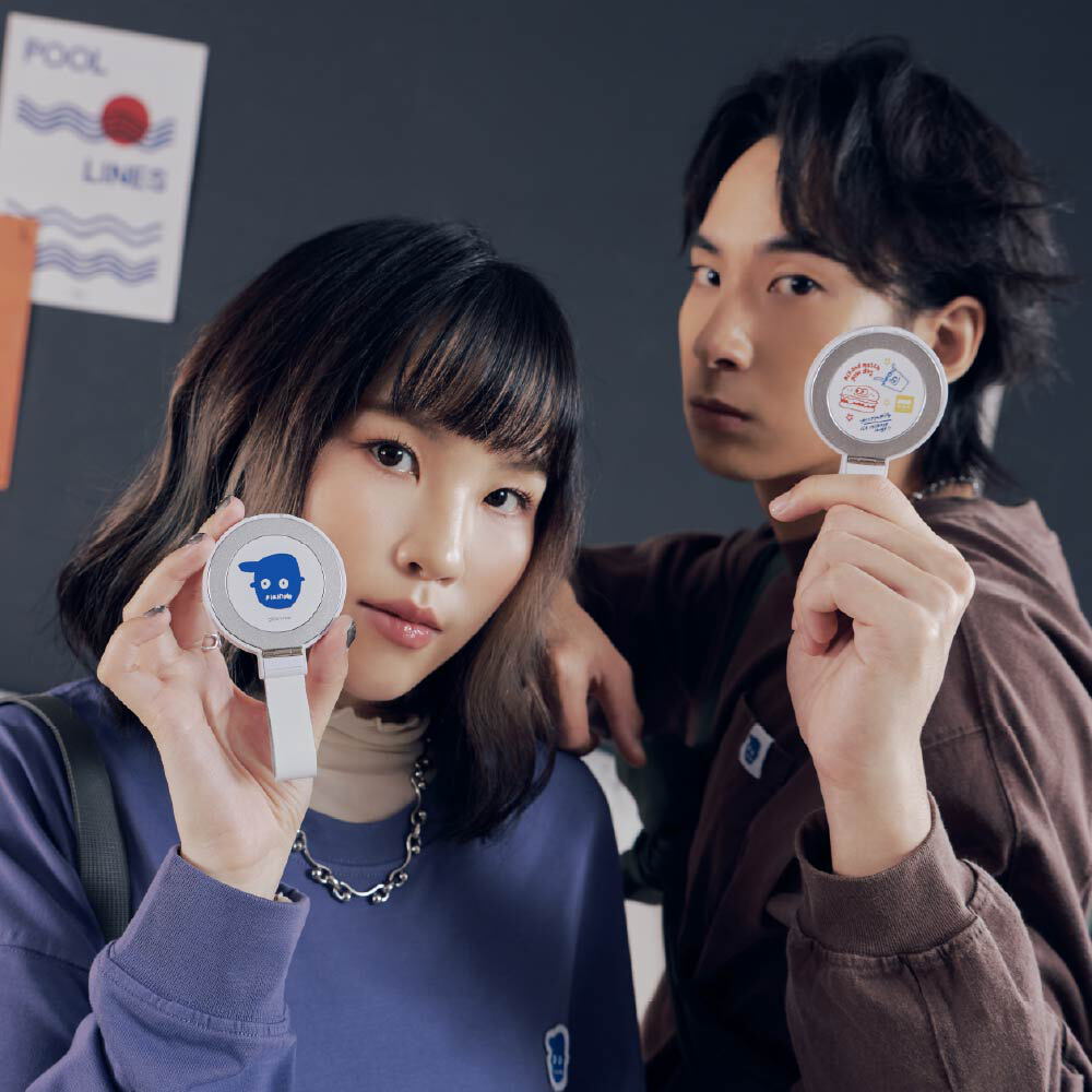 JNP早餐店塗鴉15W磁吸支架無線充電器