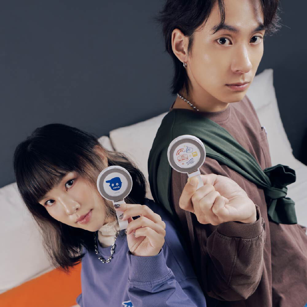 JNP早餐店塗鴉15W磁吸支架無線充電器