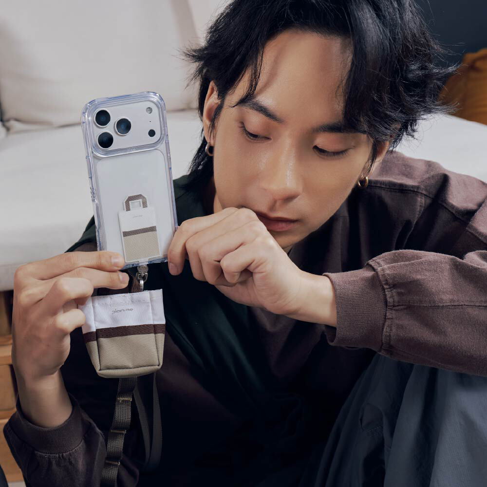 陪覓購物袋旋轉手機掛片/夾片